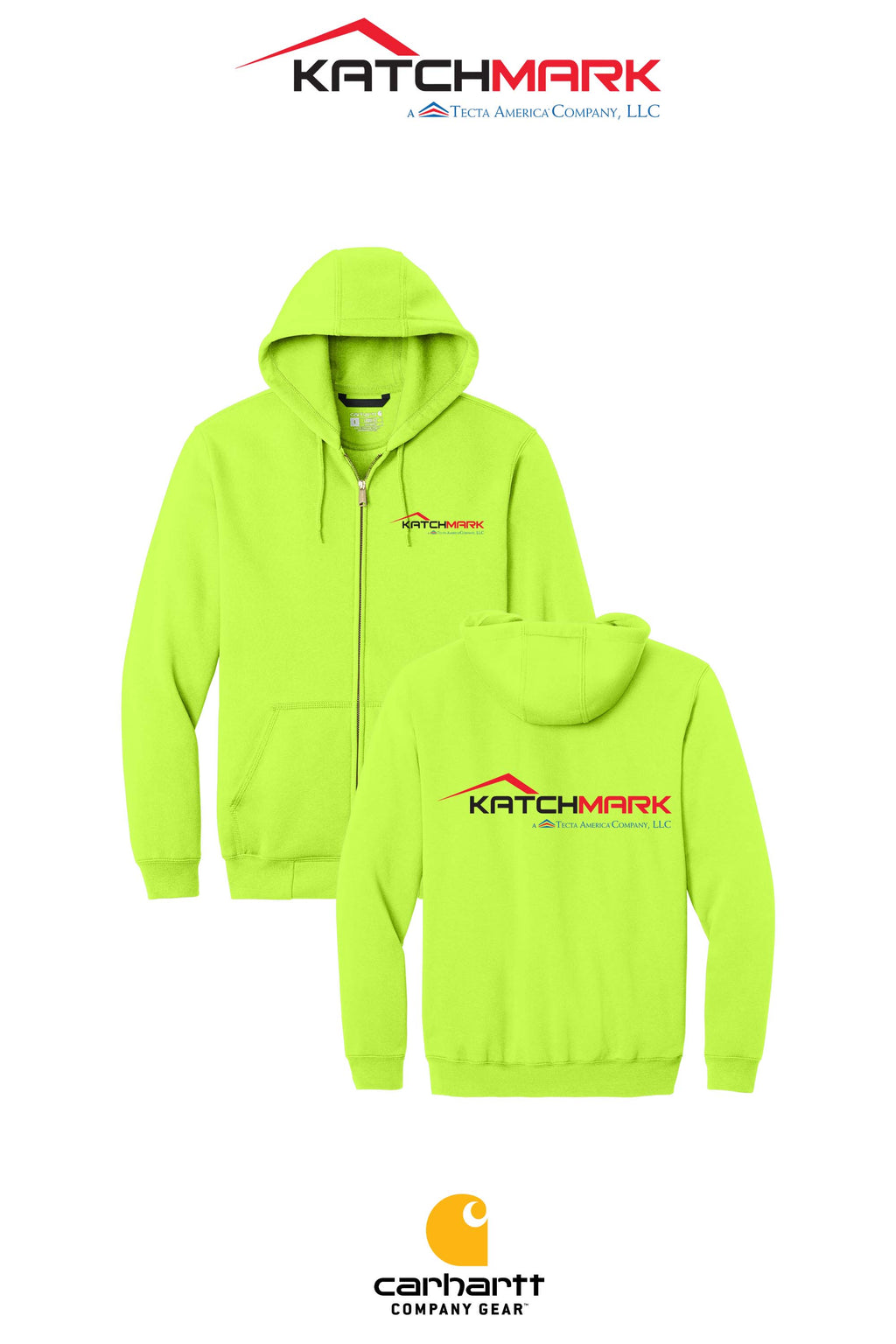 Carhartt® Midweight Hooded Zip-Front Sweatshirt - Katchmark, A Tecta American Company LLC
