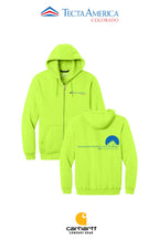 Carhartt® Midweight Hooded Zip-Front Sweatshirt - Monument Roofing of Colorado