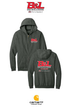 Carhartt® Midweight Hooded Zip-Front Sweatshirt - B&L Sheet Metal & Roofing