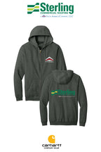 Carhartt® Midweight Hooded Zip-Front Sweatshirt - Sterling, A Tecta American Company LLC