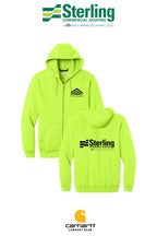 Carhartt® Midweight Hooded Zip-Front Sweatshirt - Sterling, A Tecta American Company LLC