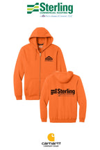 Carhartt® Midweight Hooded Zip-Front Sweatshirt - Sterling, A Tecta American Company LLC