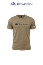 District® Perfect Tri® Tee "Tecta America" with Flag on Sleeve