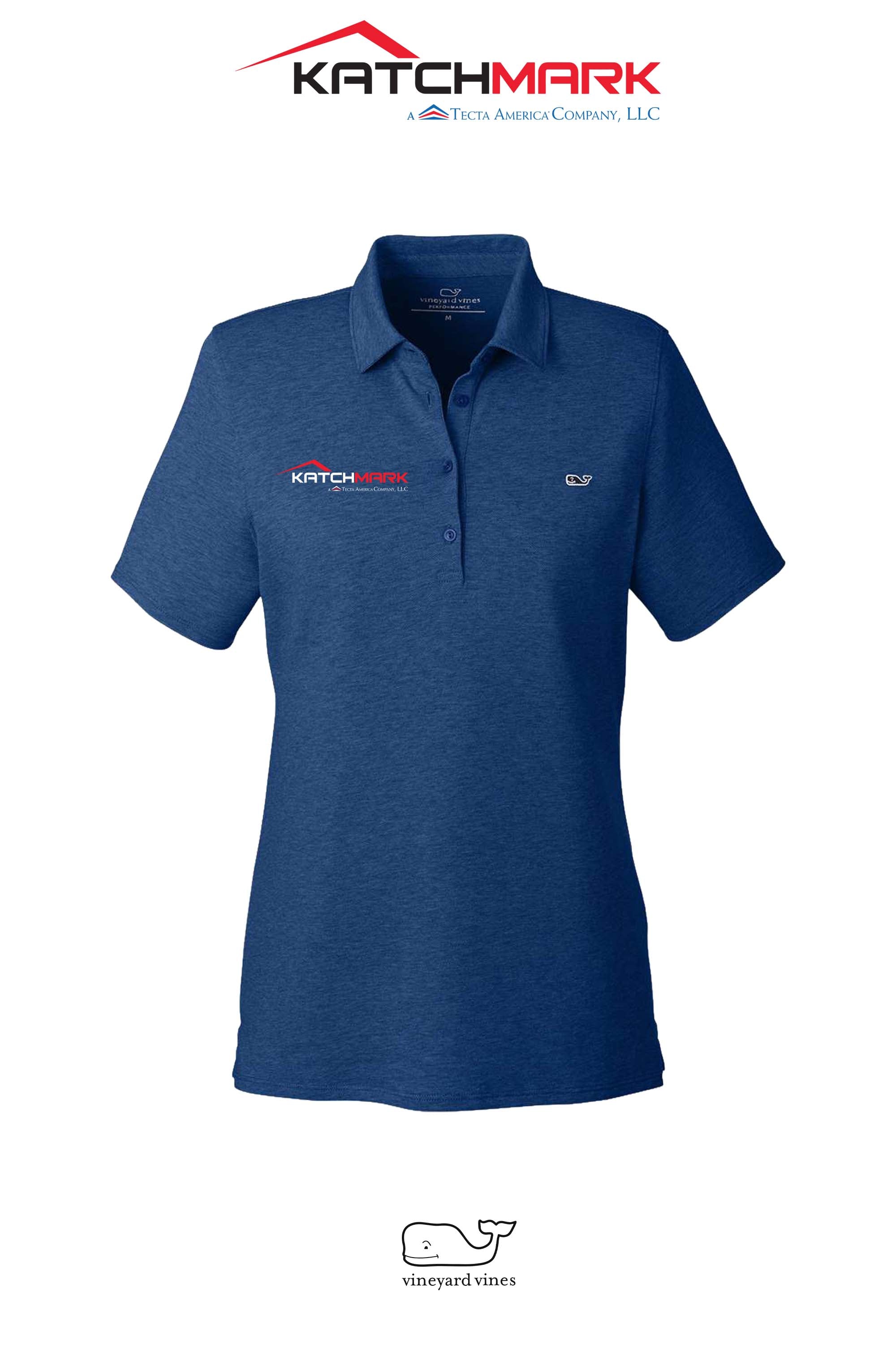 vineyard vines Women's Edgartown Pique Polo - Katchmark, A Tecta American Company LLC