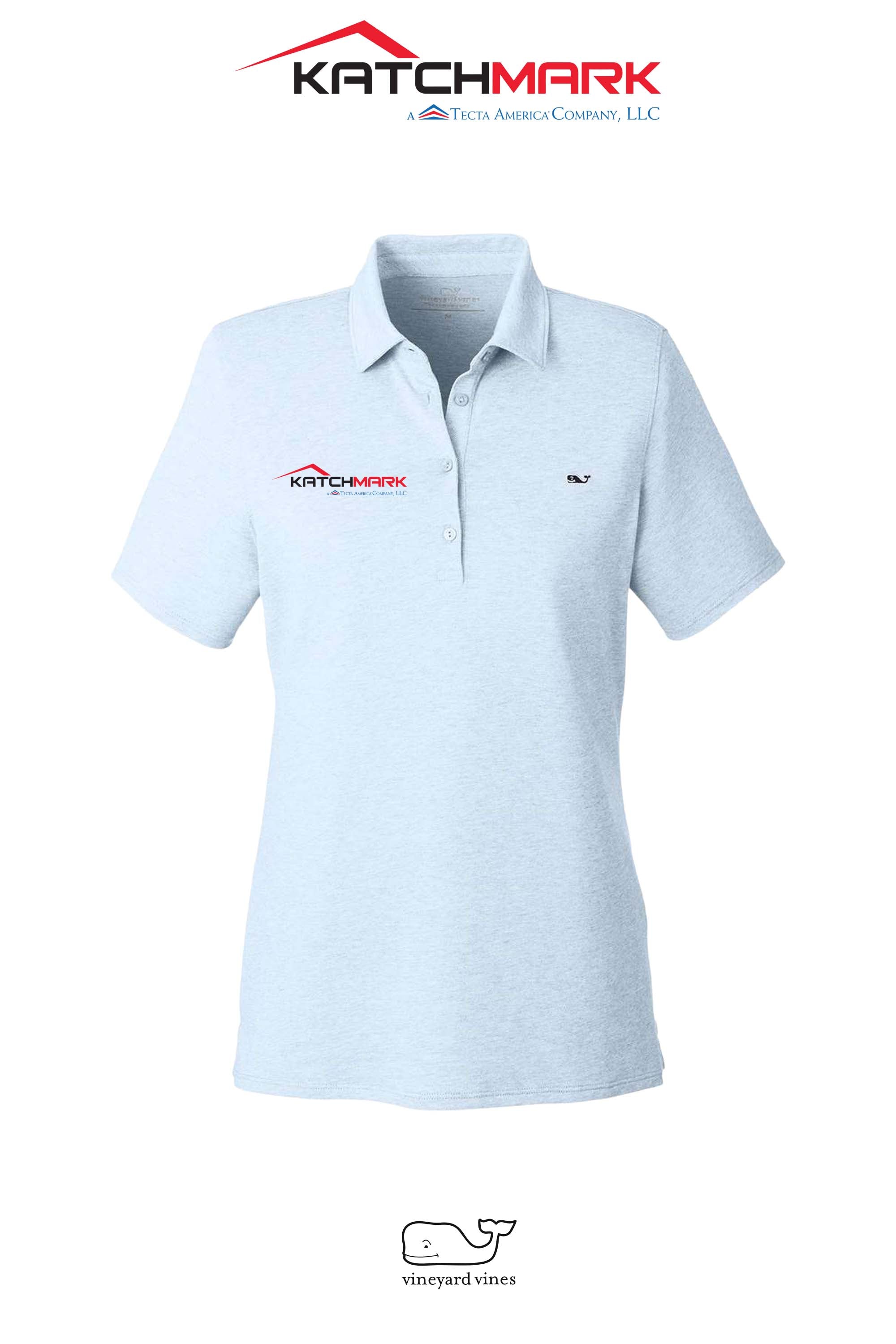 vineyard vines Women's Edgartown Pique Polo - Katchmark, A Tecta American Company LLC
