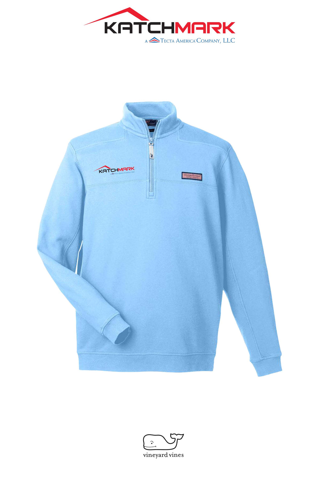 vineyard vines Men’s Collegiate Shep Quarter-Zip Sweatshirt  - Katchmark, A Tecta American Company LLC