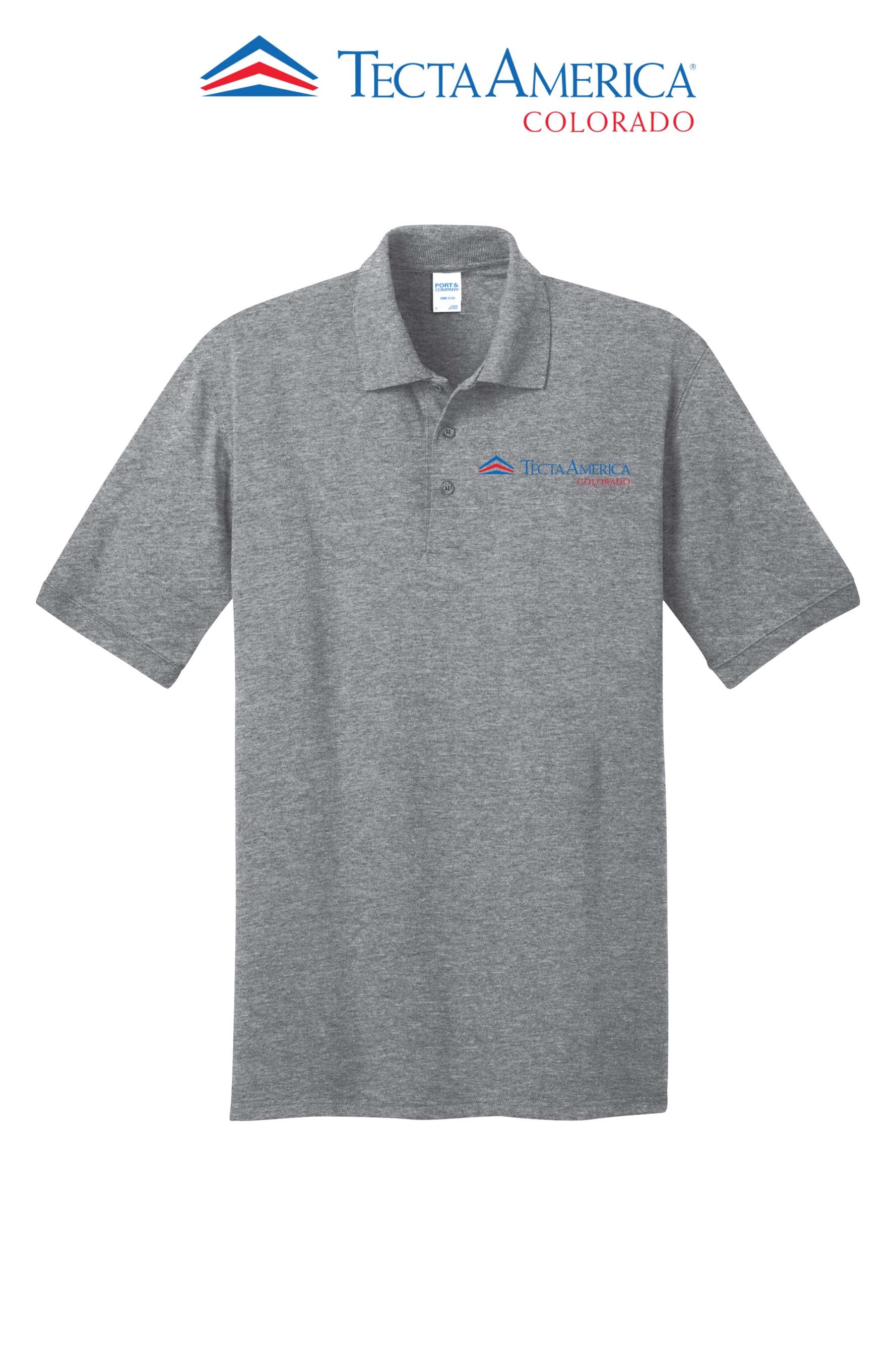 Port & Co™ Core Blend Jersey Knit Polo - Monument Roofing of Colorado