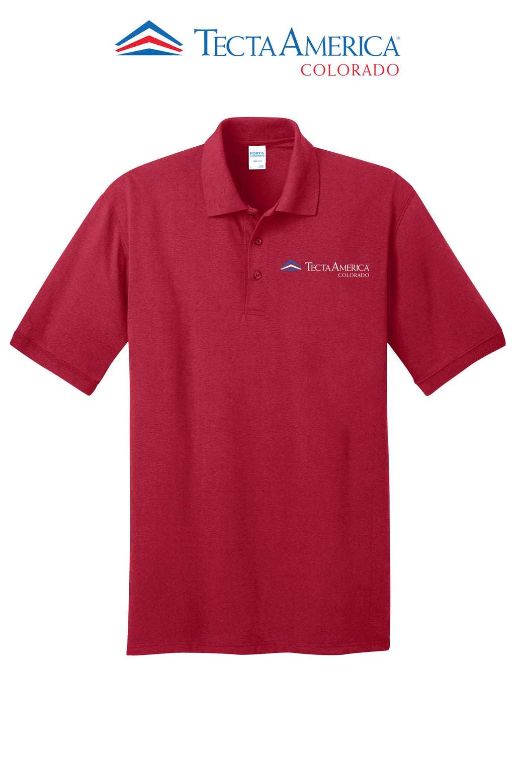 Port & Co™ Core Blend Jersey Knit Polo - Monument Roofing of Colorado