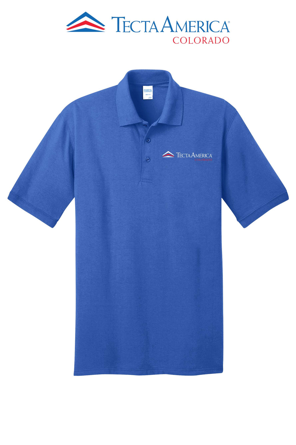 Port & Co™ Core Blend Jersey Knit Polo - Monument Roofing of Colorado