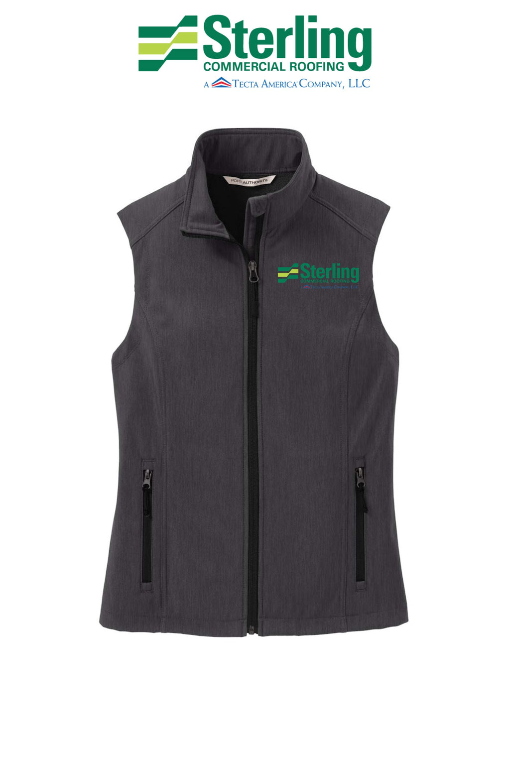 Port Authority® Women's Core Soft Shell Vest - Sterling, A Tecta American Company LLC