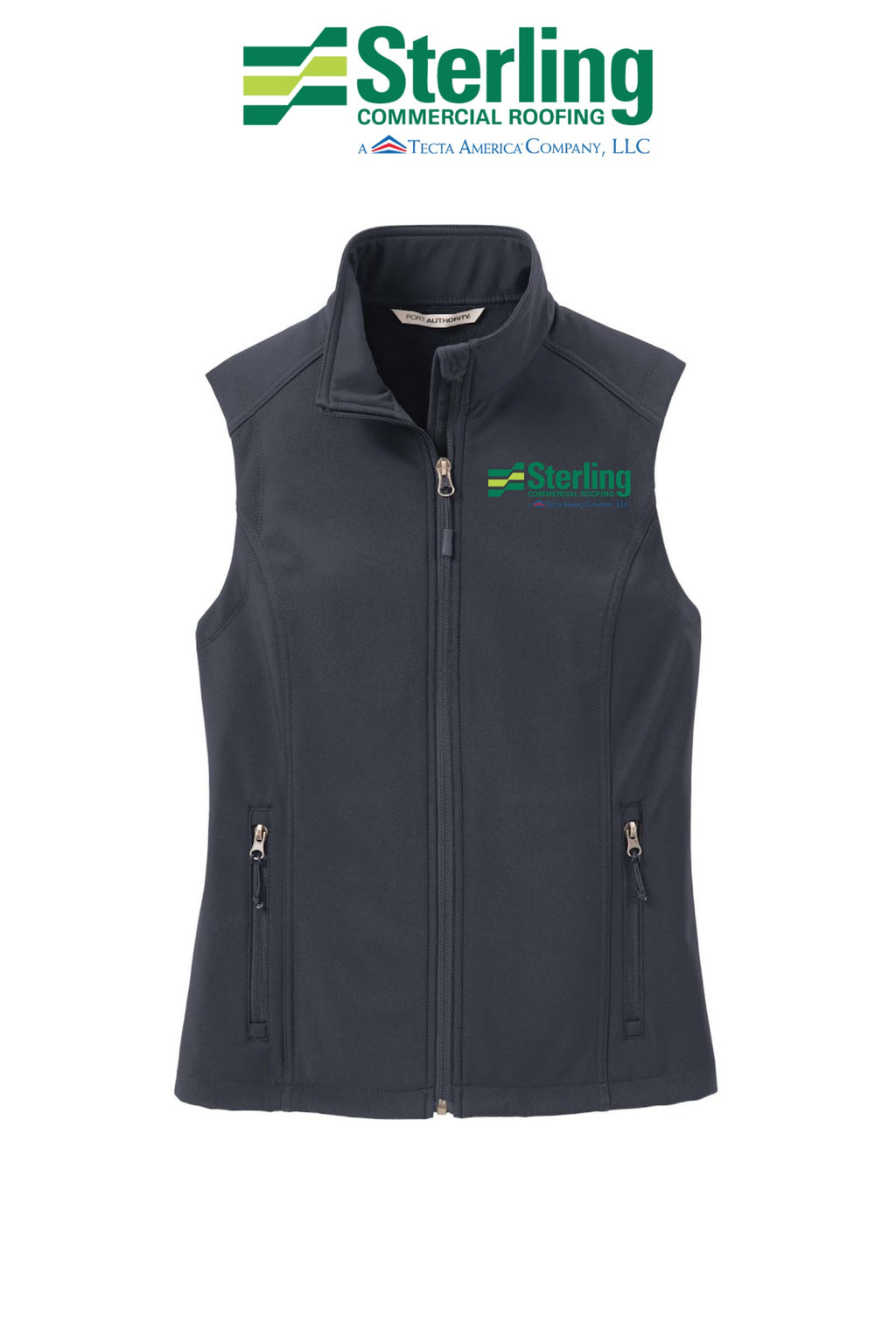 Port Authority® Women's Core Soft Shell Vest - Sterling, A Tecta American Company LLC