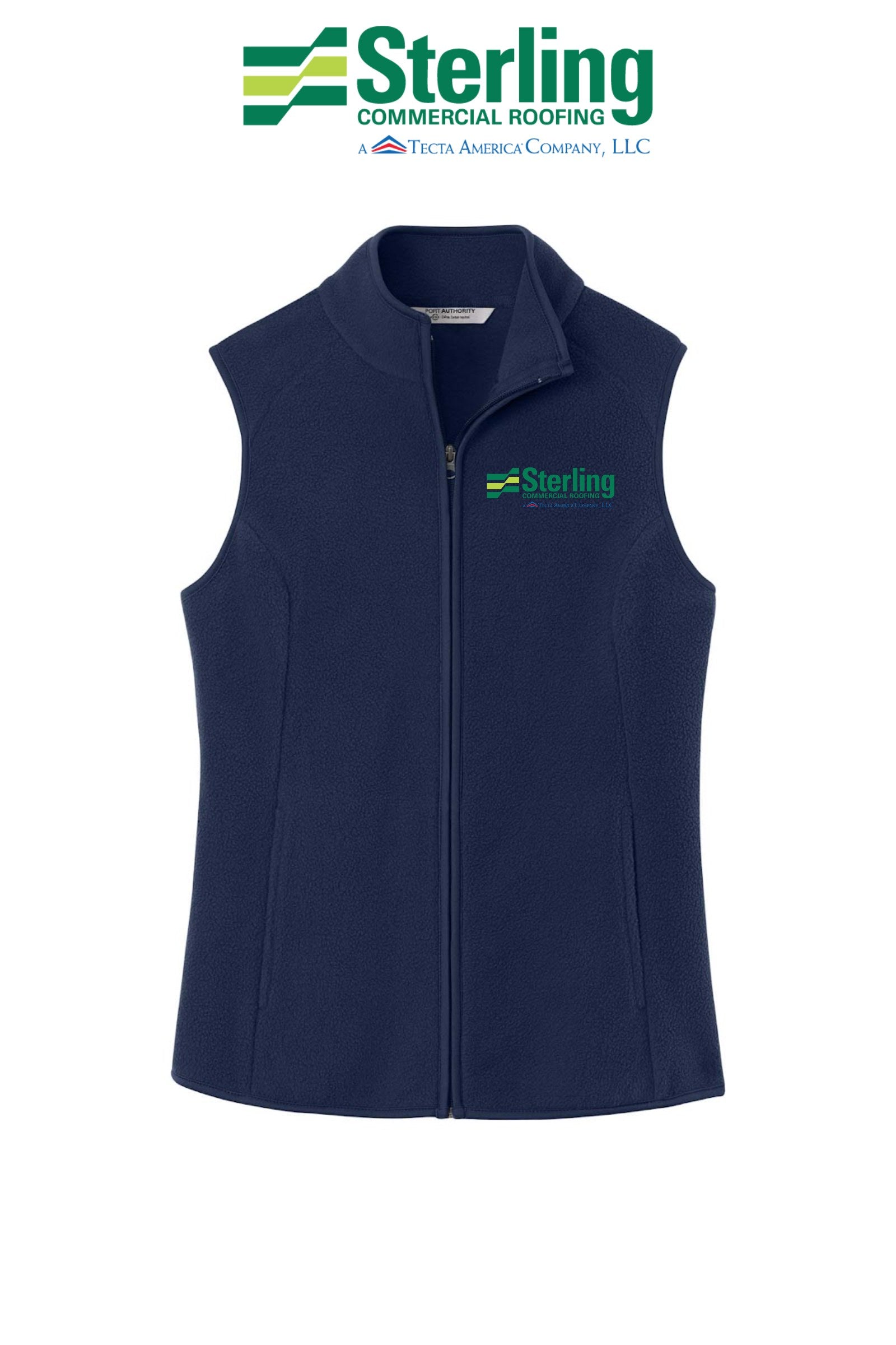 Port Authority® Women’s C-FREE® Fleece Vest - Sterling, A Tecta American Company LLC