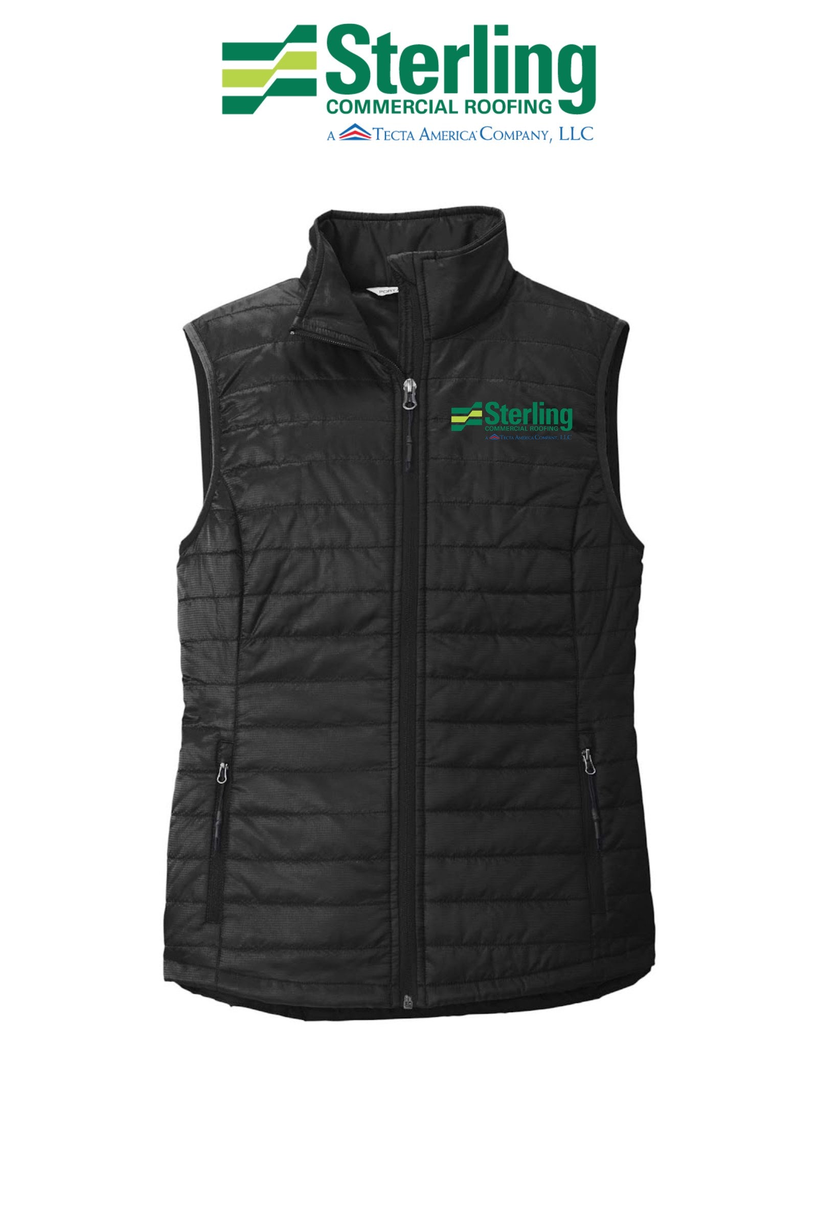 Port Authority® Women's Packable Puffy Vest - Sterling, A Tecta American Company LLC