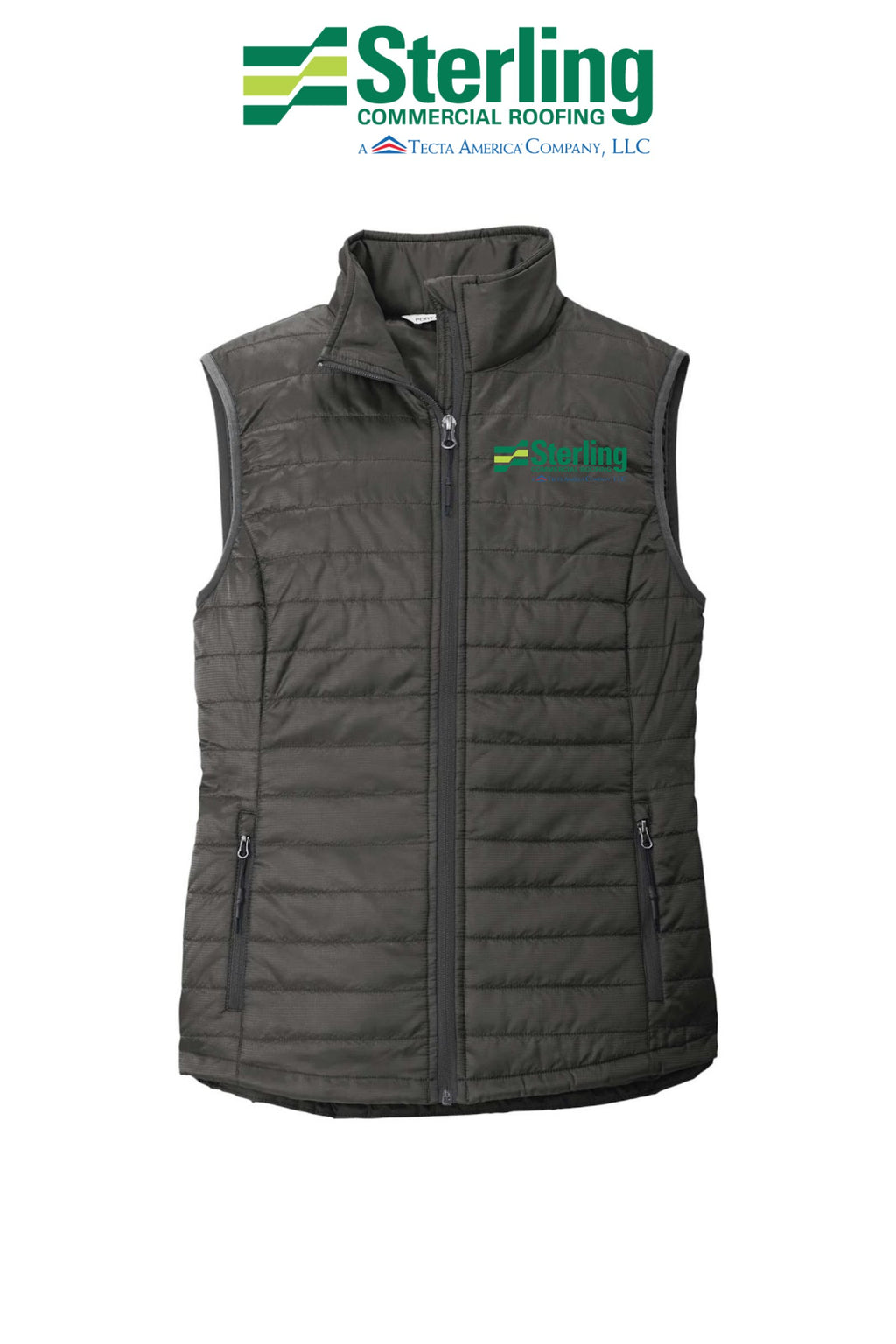 Port Authority® Women's Packable Puffy Vest - Sterling, A Tecta American Company LLC