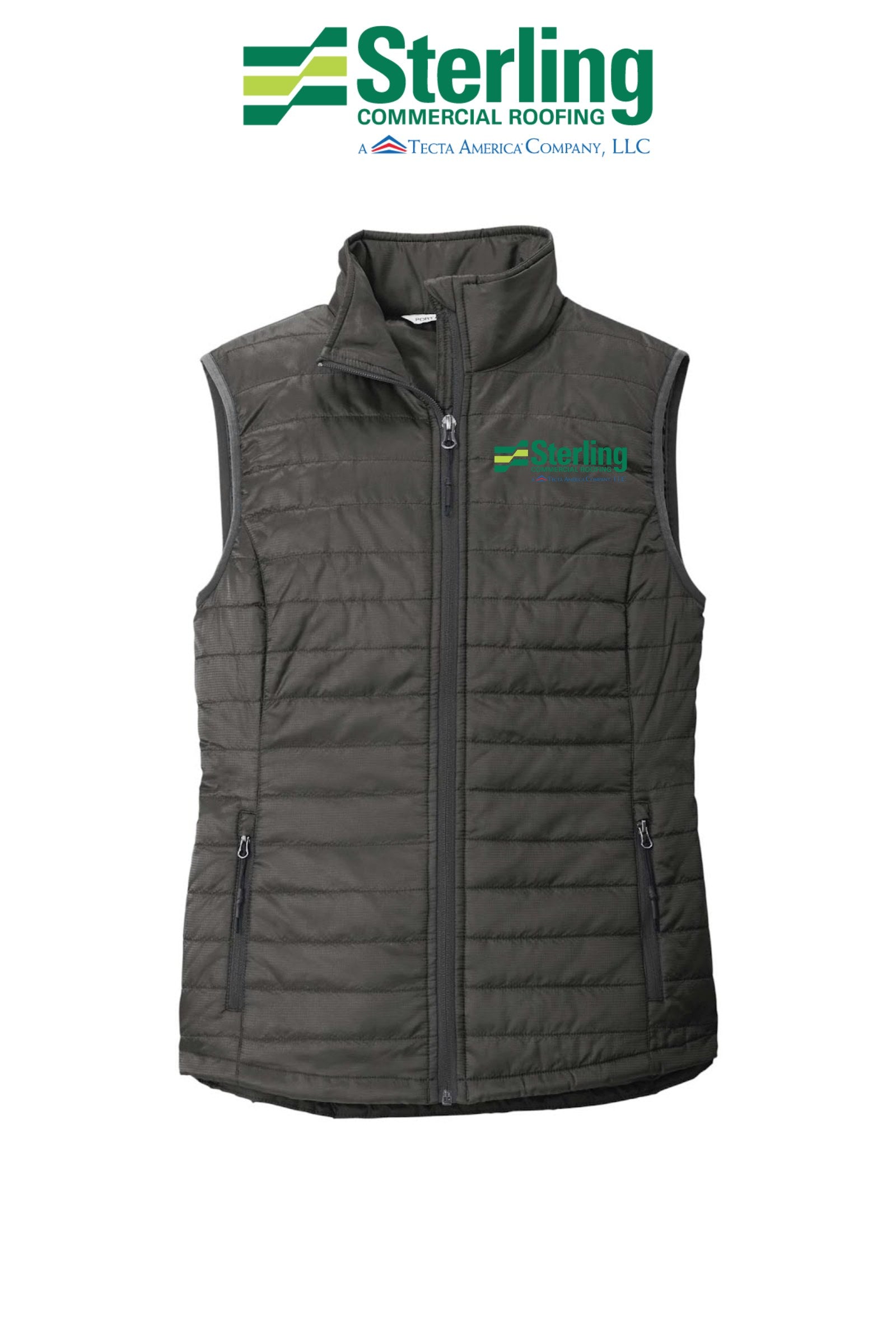 Port Authority® Women's Packable Puffy Vest - Sterling, A Tecta American Company LLC