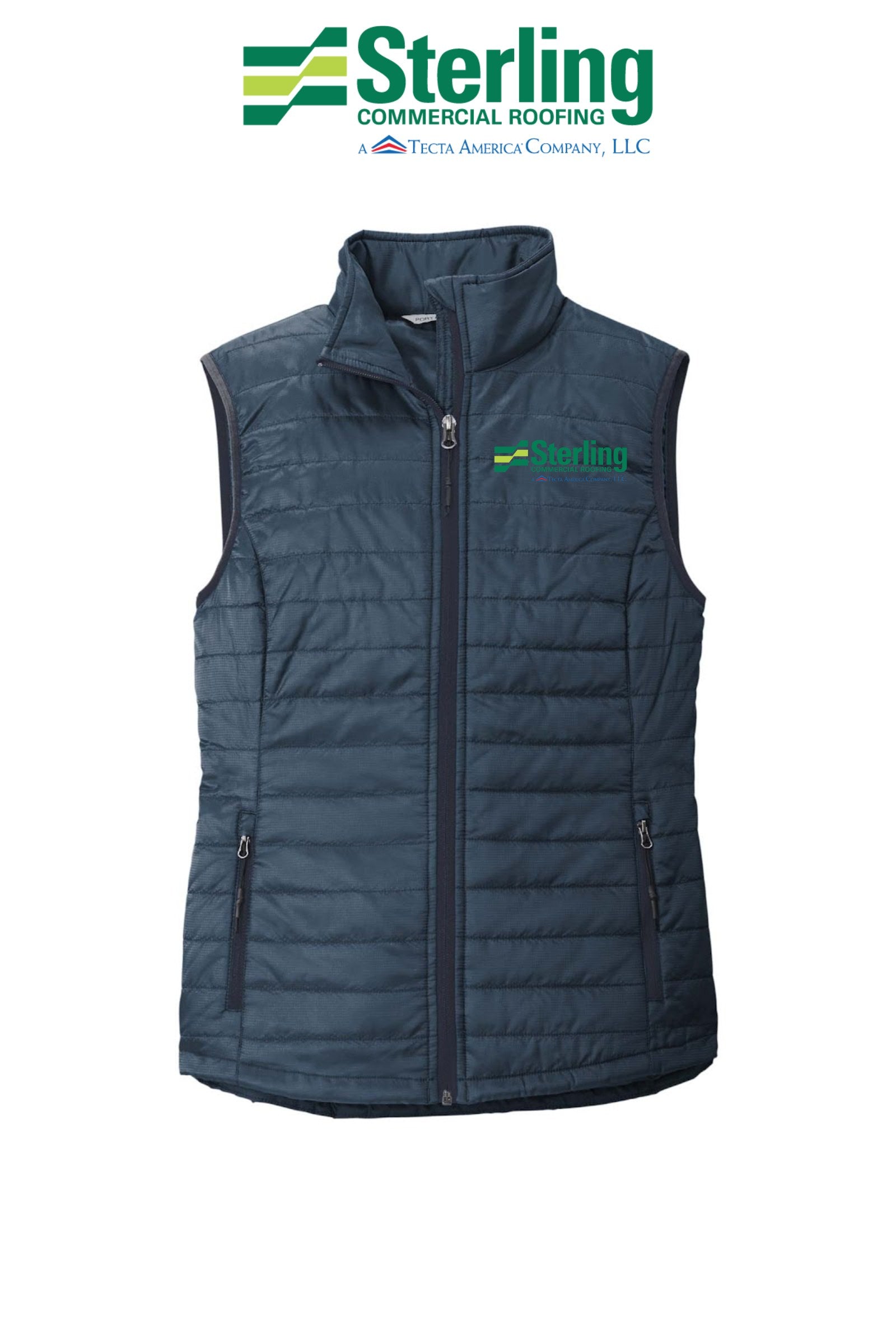 Port Authority® Women's Packable Puffy Vest - Sterling, A Tecta American Company LLC