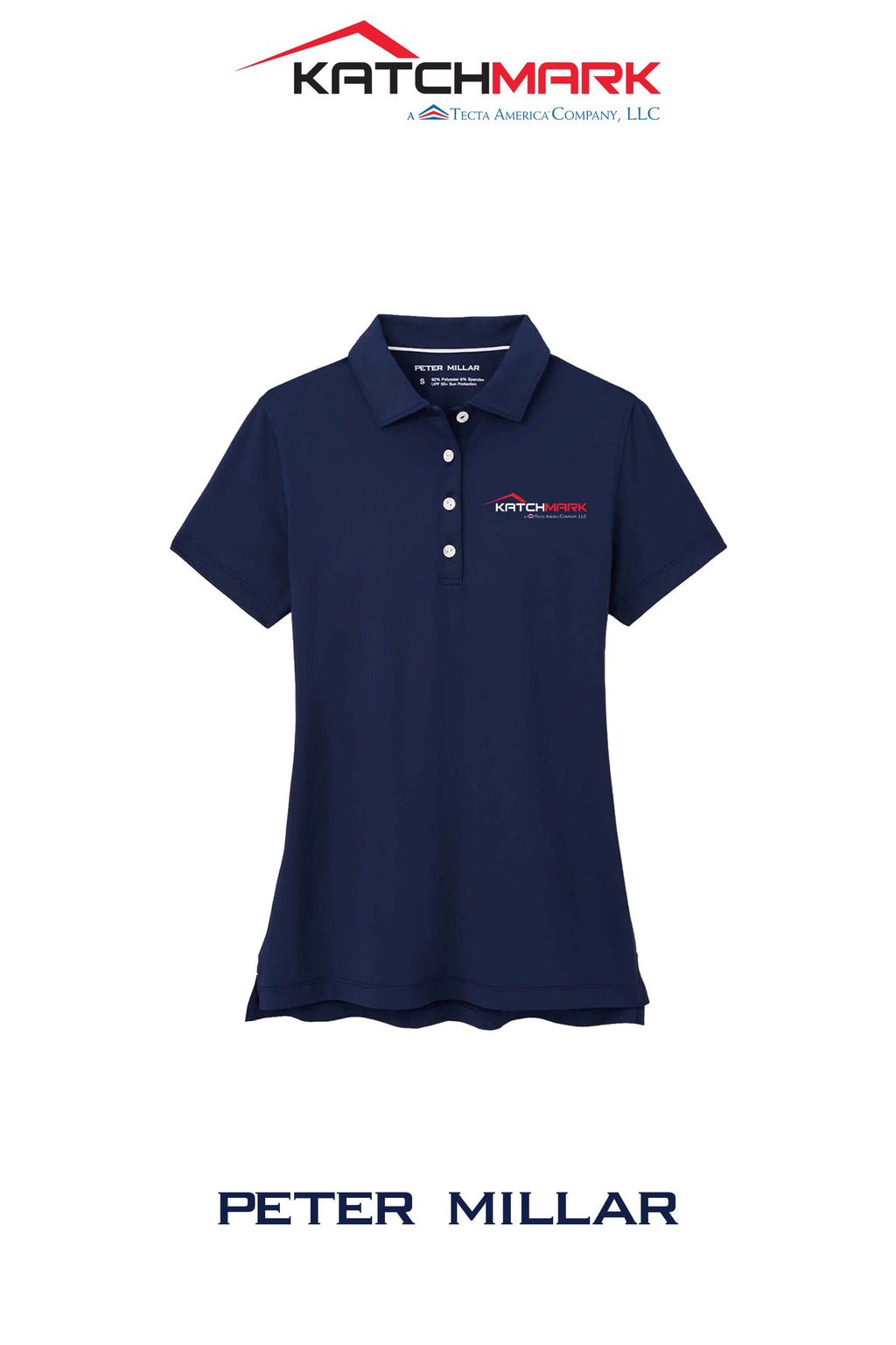 Peter Millar Women's Button Polo - Katchmark, A Tecta American Company LLC