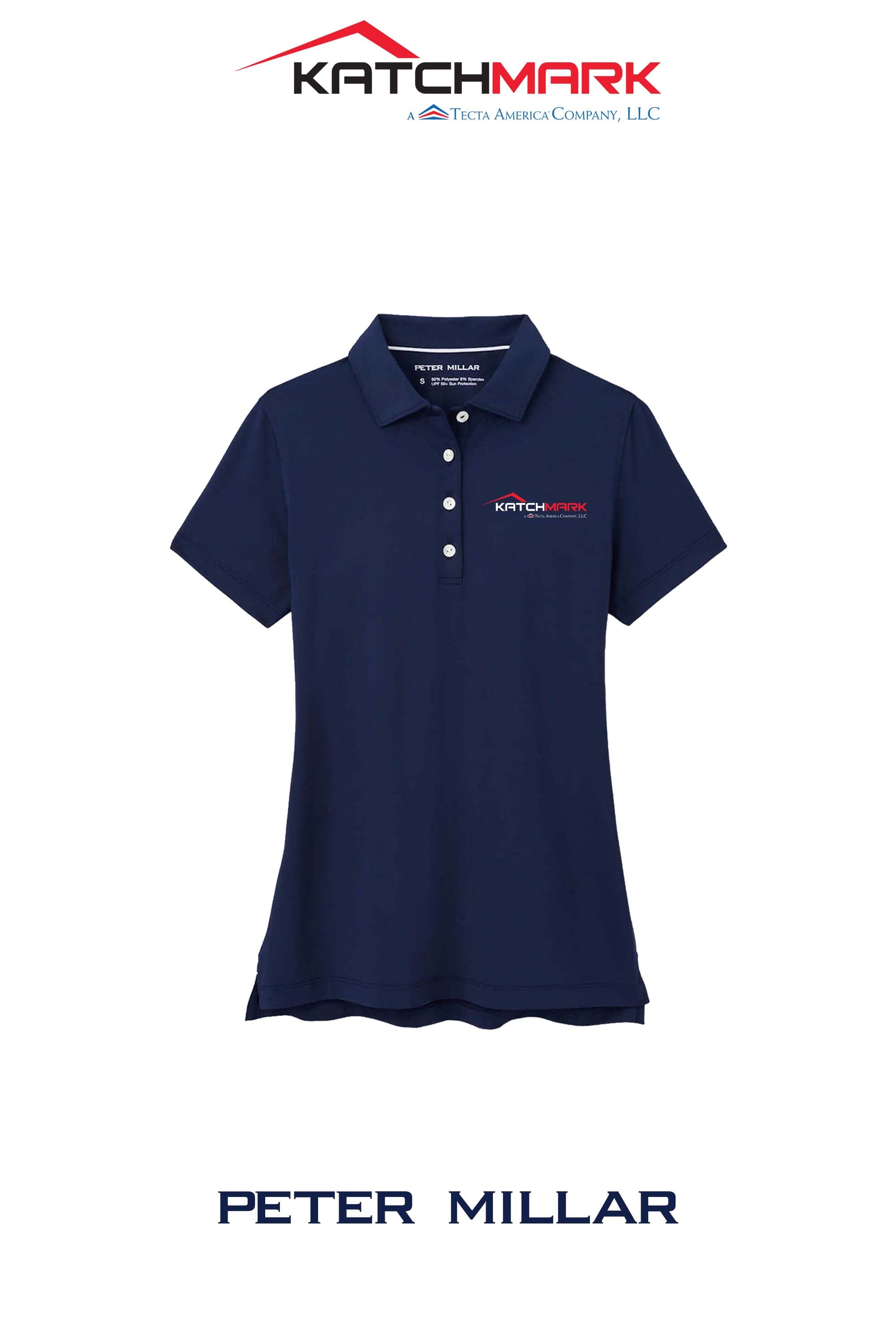 Peter Millar Women's Button Polo - Katchmark, A Tecta American Company LLC
