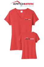 Port & Co™ Women's Tri-Blend V-Neck Tee - Katchmark, A Tecta American Company LLC