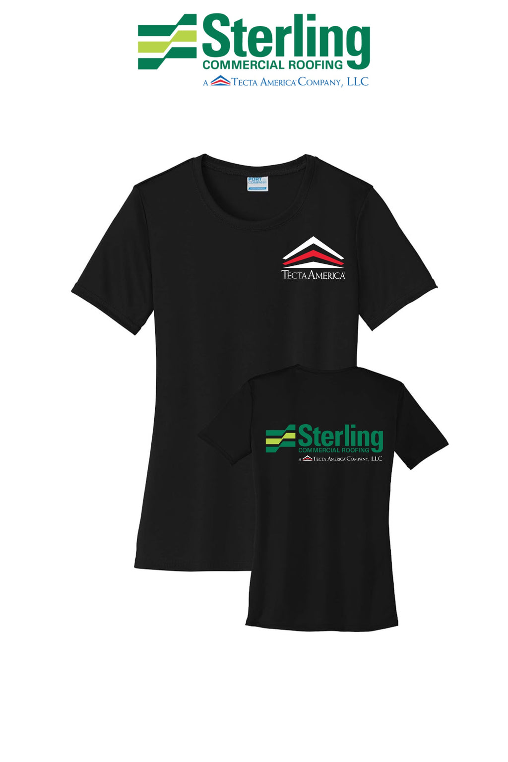 Port & Co™ Women's Performance  UPF50 Tee - Sterling, A Tecta American Company LLC