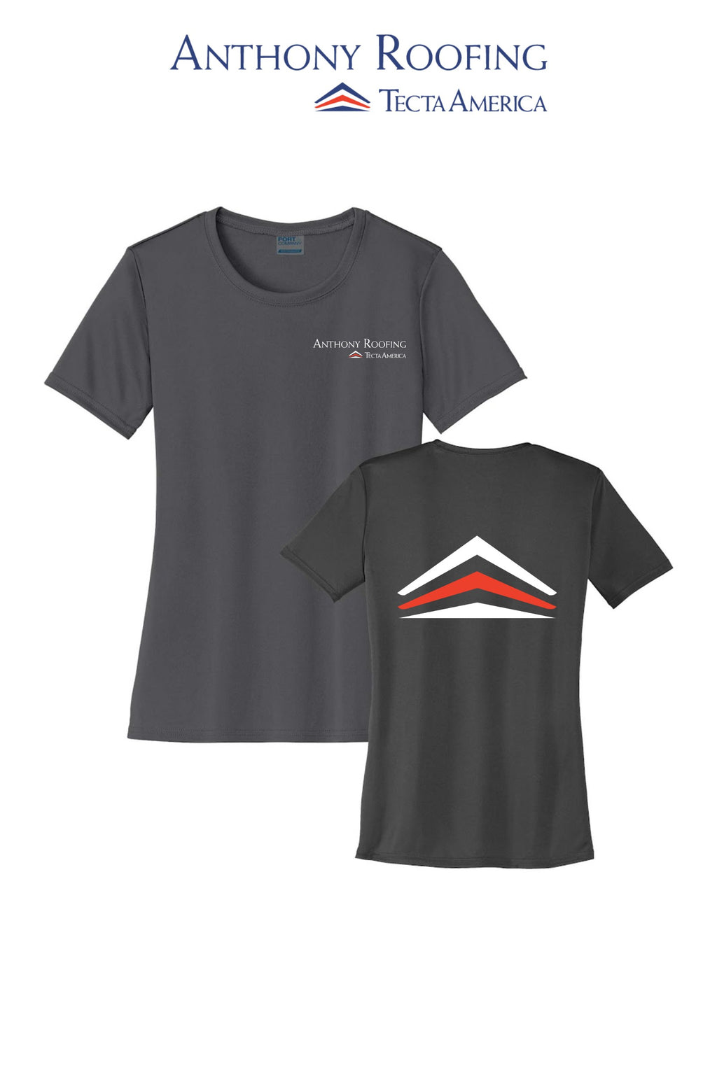 Port & Co™ Women's Performance  UPF50 Tee - Anthony Roofing