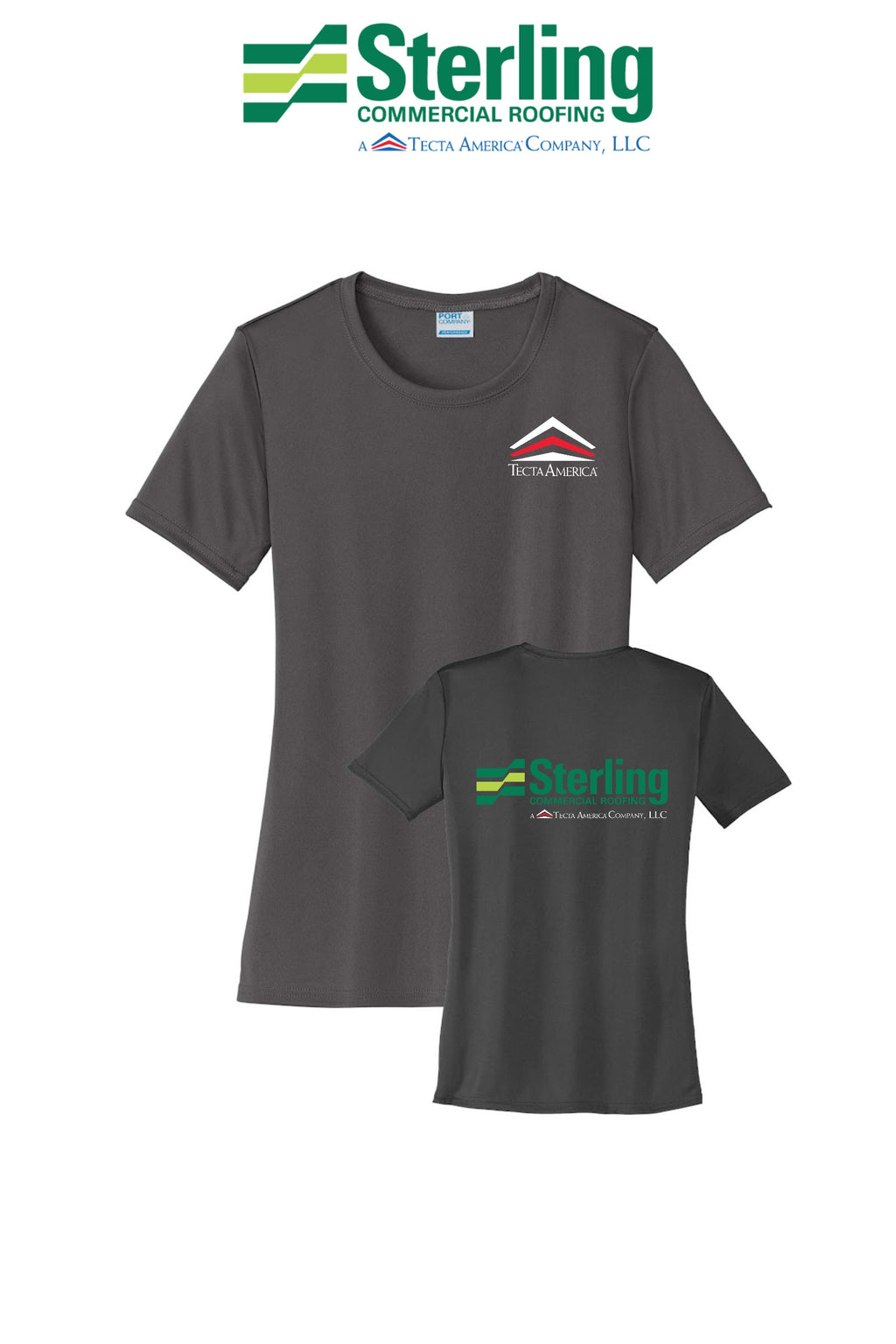 Port & Co™ Women's Performance  UPF50 Tee - Sterling, A Tecta American Company LLC