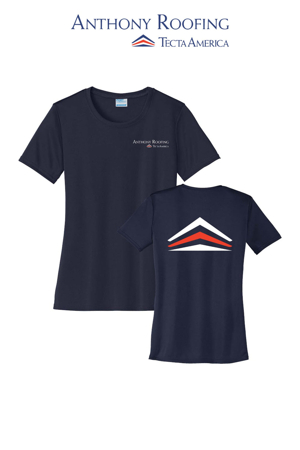 Port & Co™ Women's Performance  UPF50 Tee - Anthony Roofing