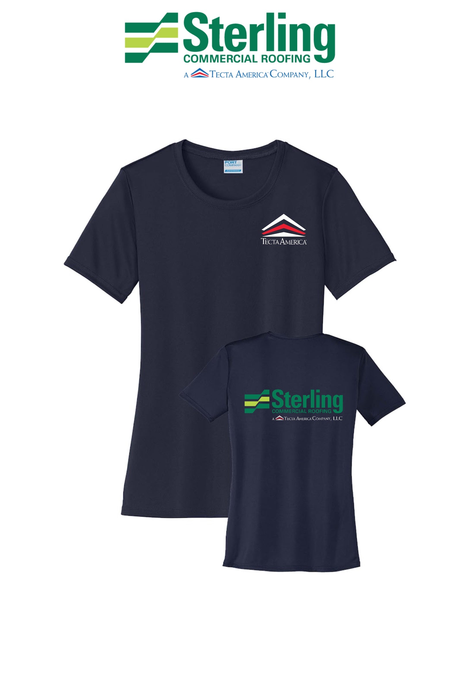 Port & Co™ Women's Performance  UPF50 Tee - Sterling, A Tecta American Company LLC