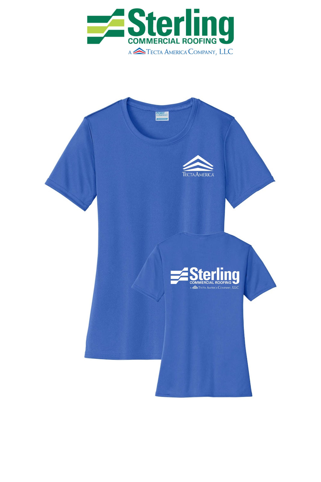 Port & Co™ Women's Performance  UPF50 Tee - Sterling, A Tecta American Company LLC