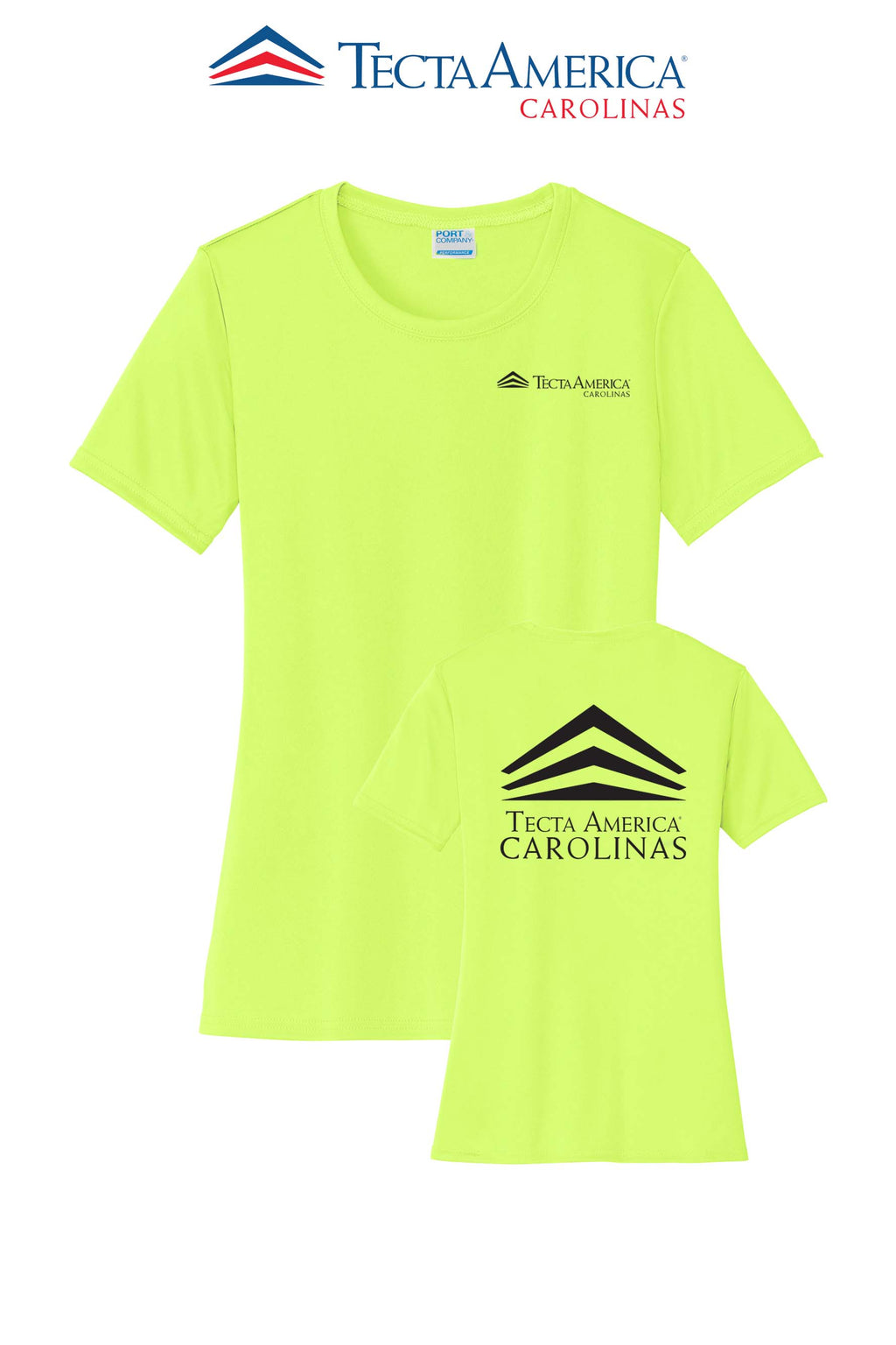 Port & Co™ Women's Performance  UPF50 Tee - Tecta America Carolinas LLC