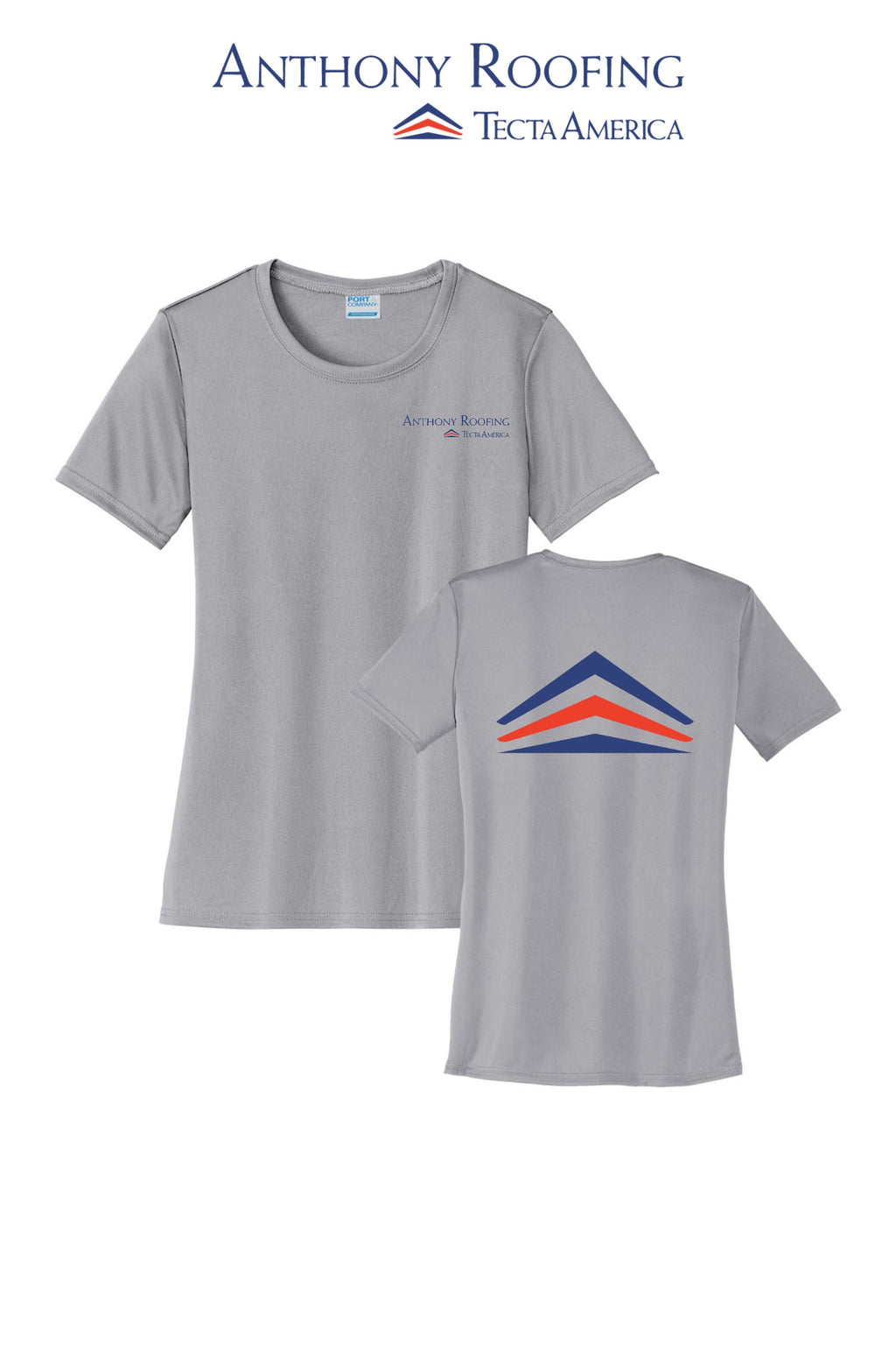 Port & Co™ Women's Performance  UPF50 Tee - Anthony Roofing