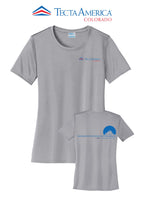 Port & Co™ Women's Performance  UPF50 Tee - Monument Roofing of Colorado