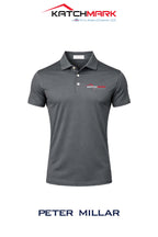 Peter Millar Mens Solid Performance Polo - Self Collar - Katchmark, A Tecta American Company LLC