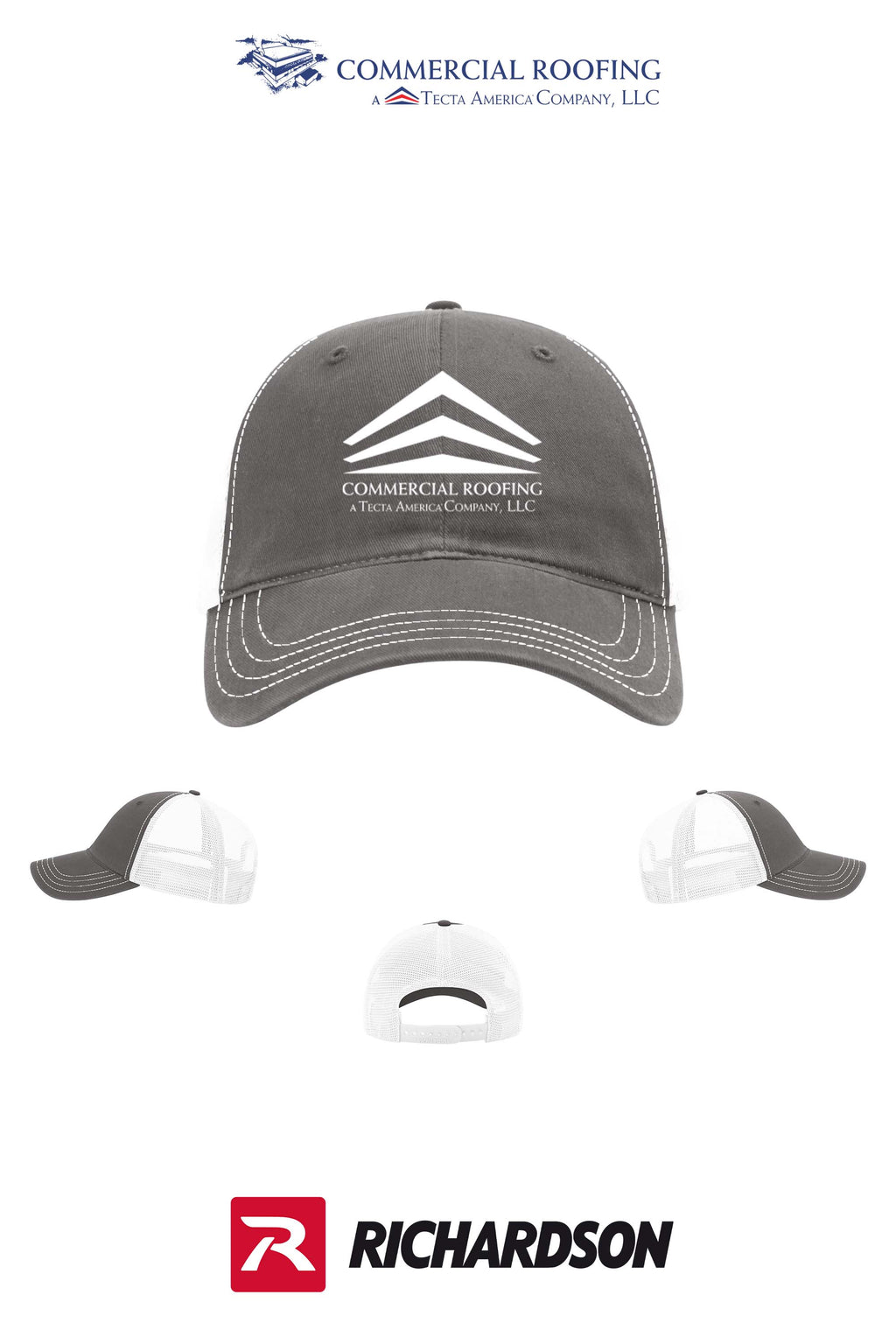 Richardson 111 Garment Washed Trucker - Commercial Roofing