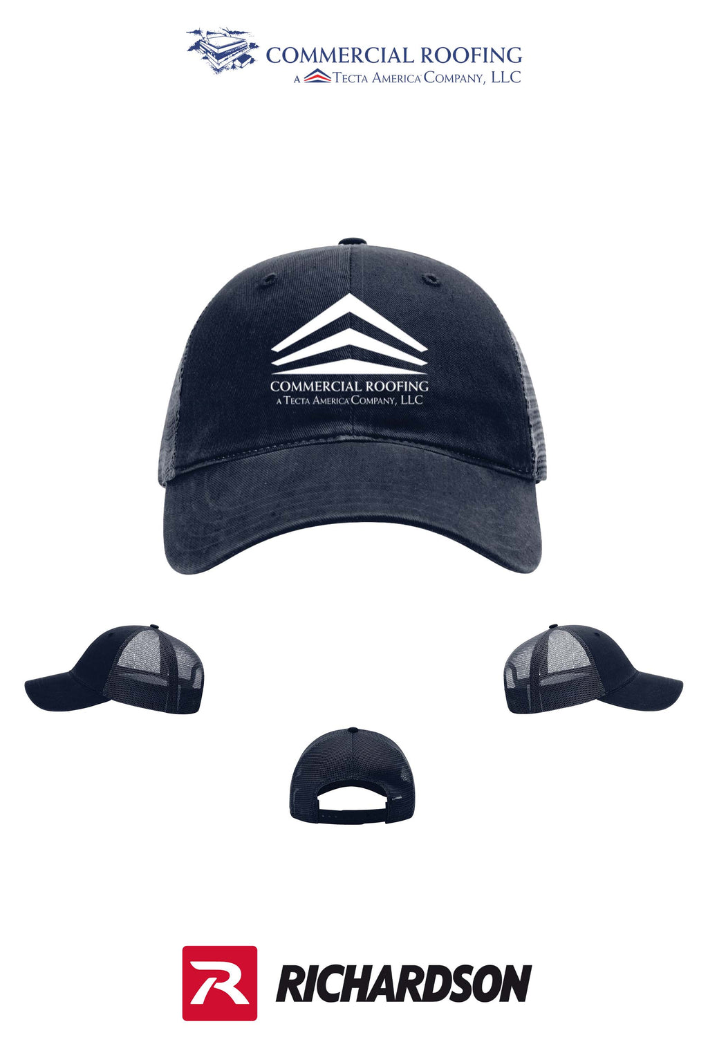 Richardson 111 Garment Washed Trucker - Commercial Roofing