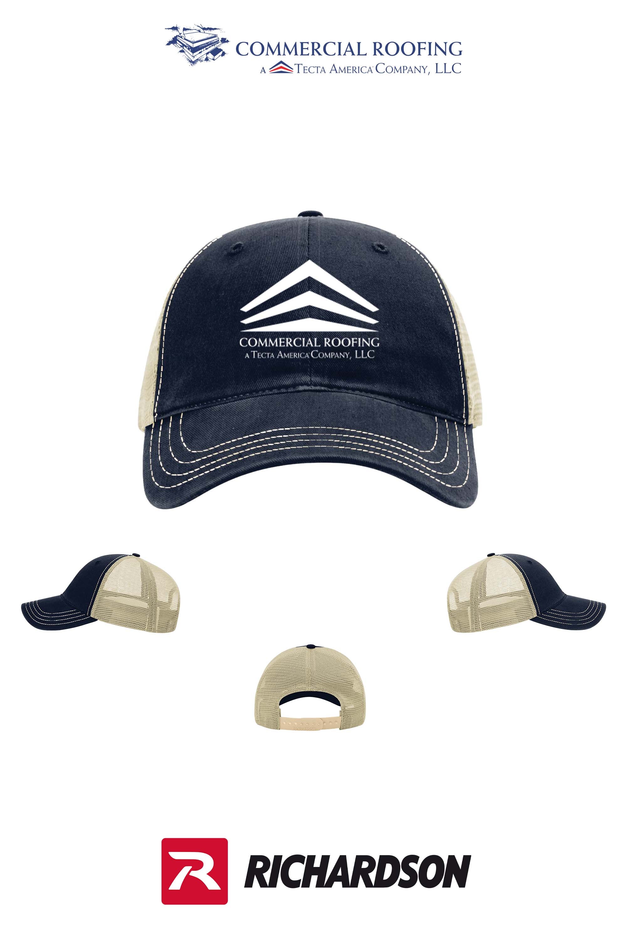 Richardson 111 Garment Washed Trucker - Commercial Roofing
