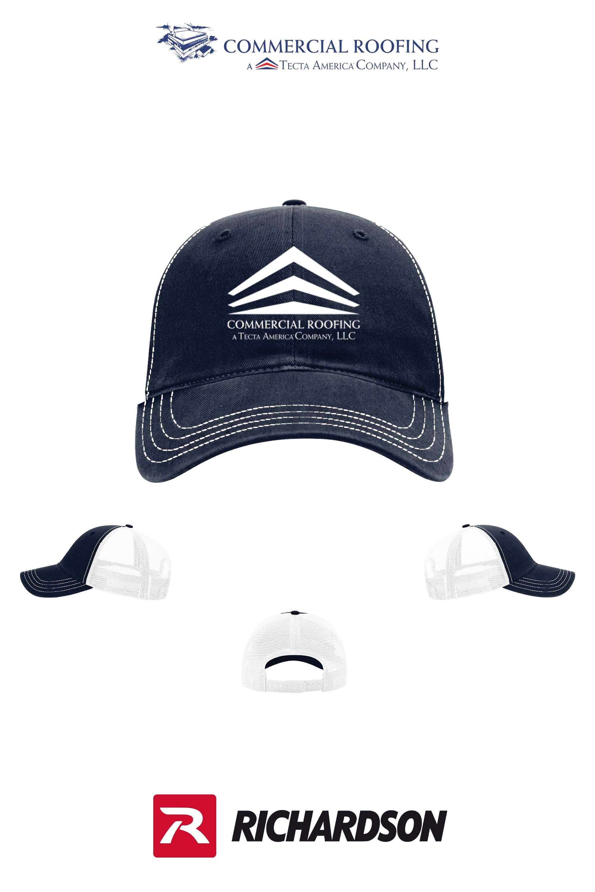Richardson 111 Garment Washed Trucker - Commercial Roofing