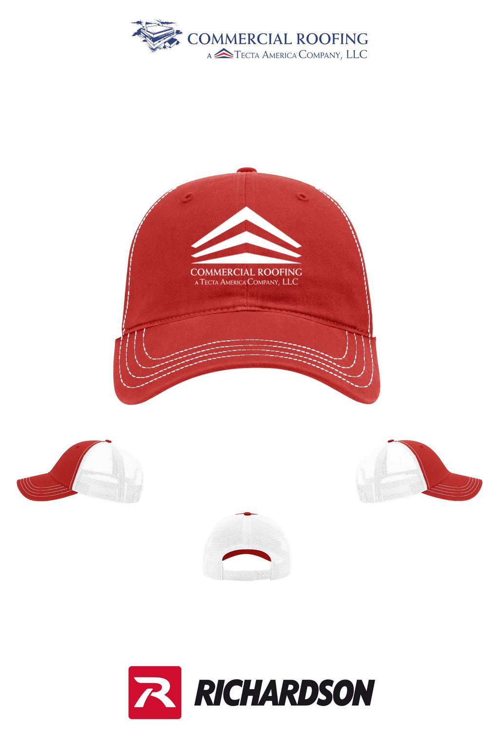 Richardson 111 Garment Washed Trucker - Commercial Roofing