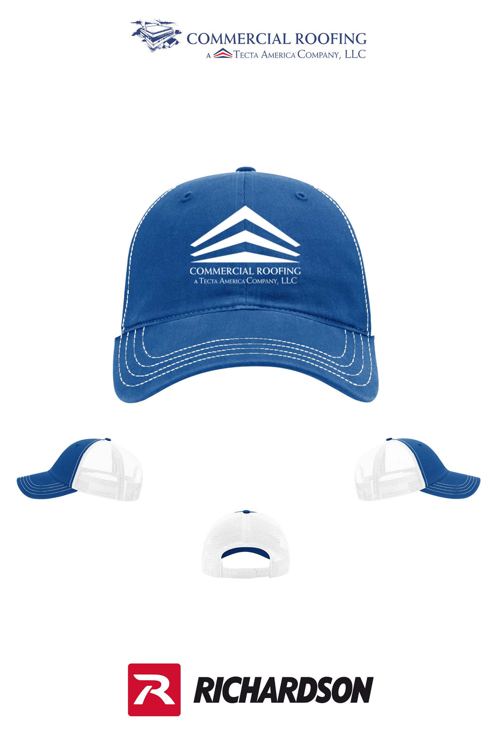 Richardson 111 Garment Washed Trucker - Commercial Roofing