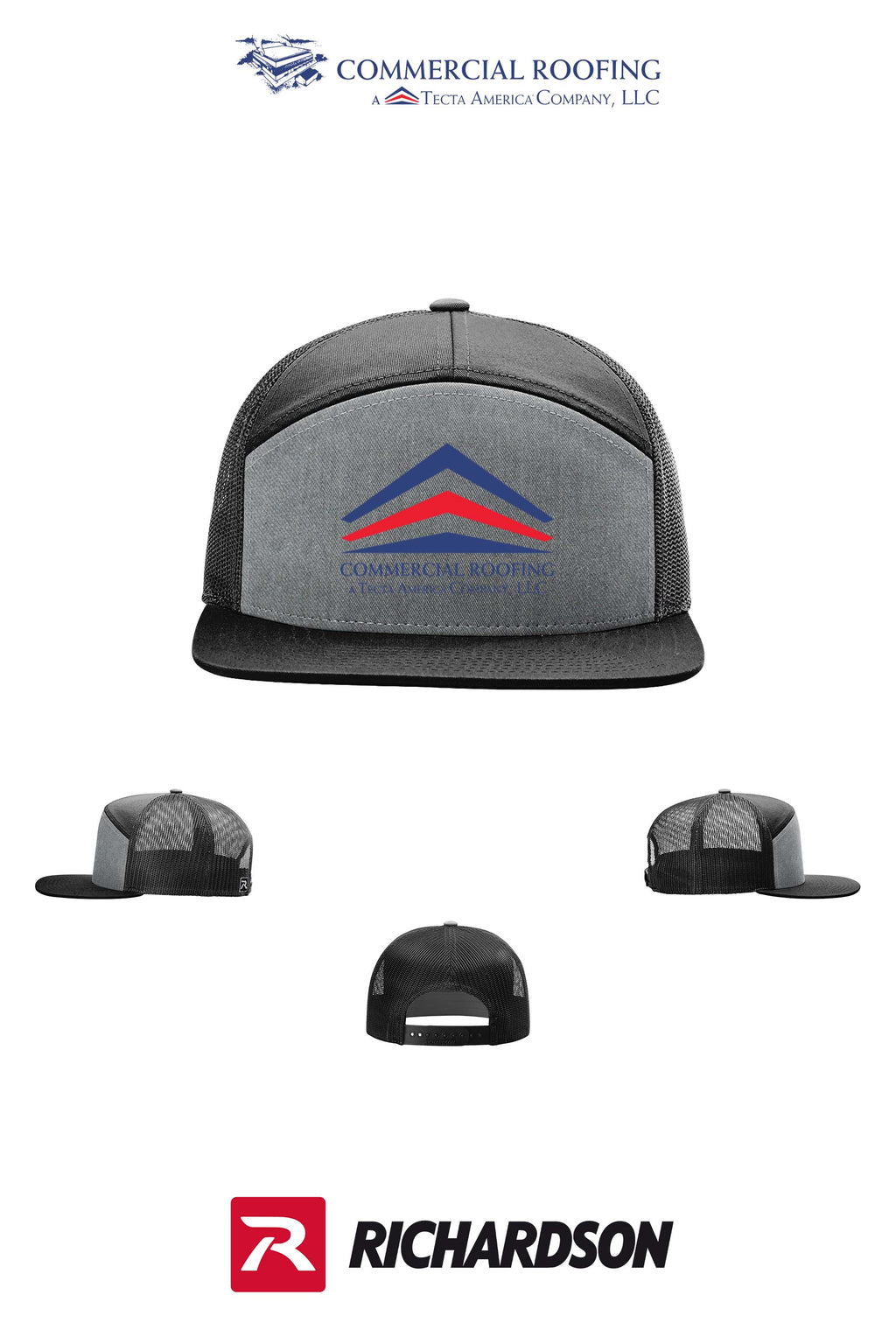 Richardson 168 Seven-Panel Trucker- Commercial Roofing