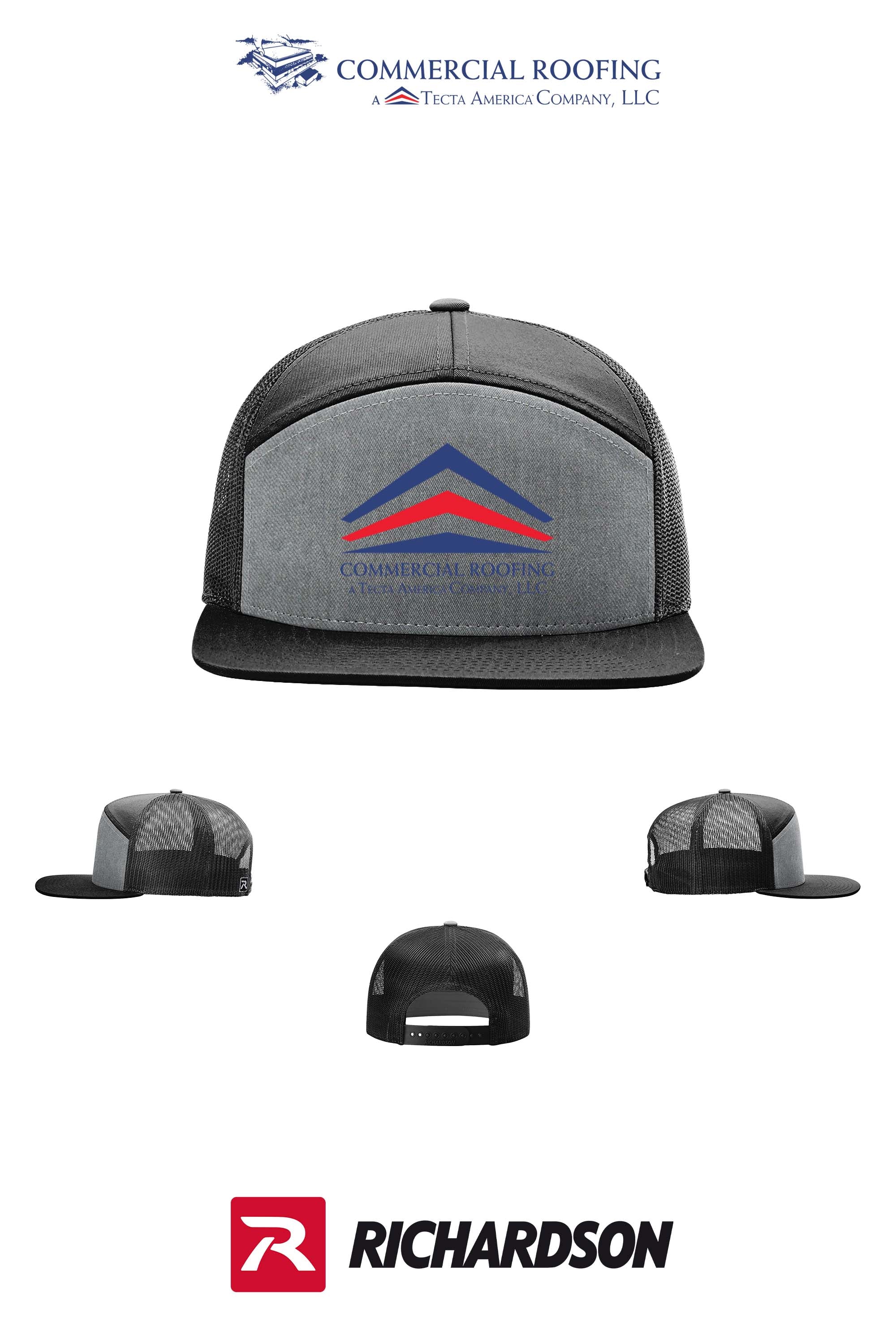 Richardson 168 Seven-Panel Trucker- Commercial Roofing