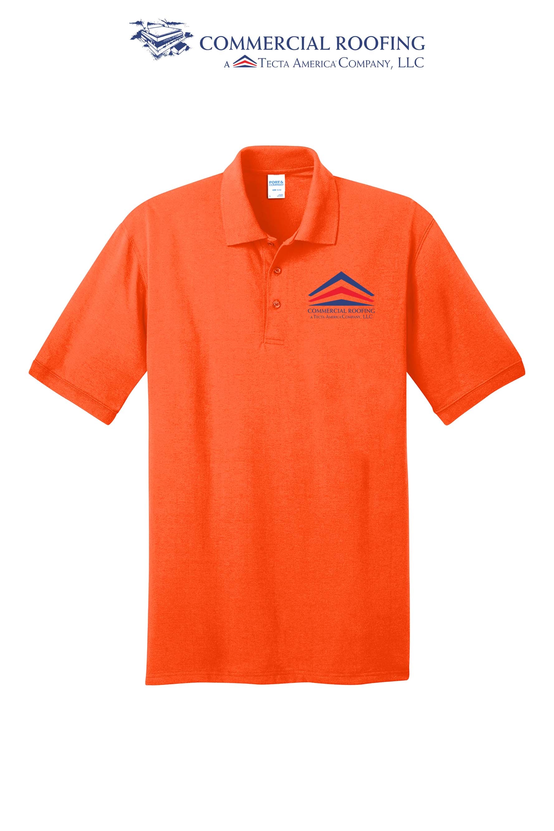 Port & Co™ Core Blend Jersey Knit Polo - Commercial Roofing