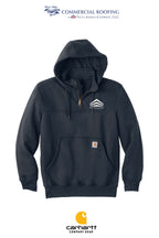 Carhartt® Rain Defender® Paxton Heavyweight Hooded Zip Mock Sweatshirt - Commercial Roofing