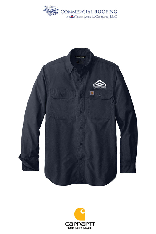 Carhartt Force® Solid Long Sleeve Shirt - Commercial Roofing
