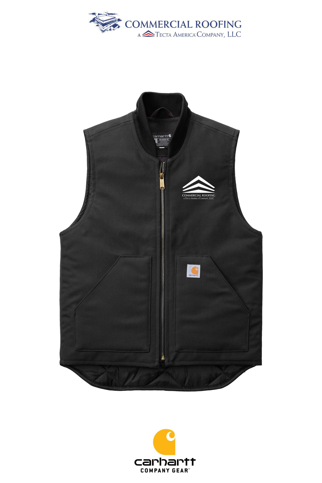 Carhartt® Duck Vest - Commercial Roofing