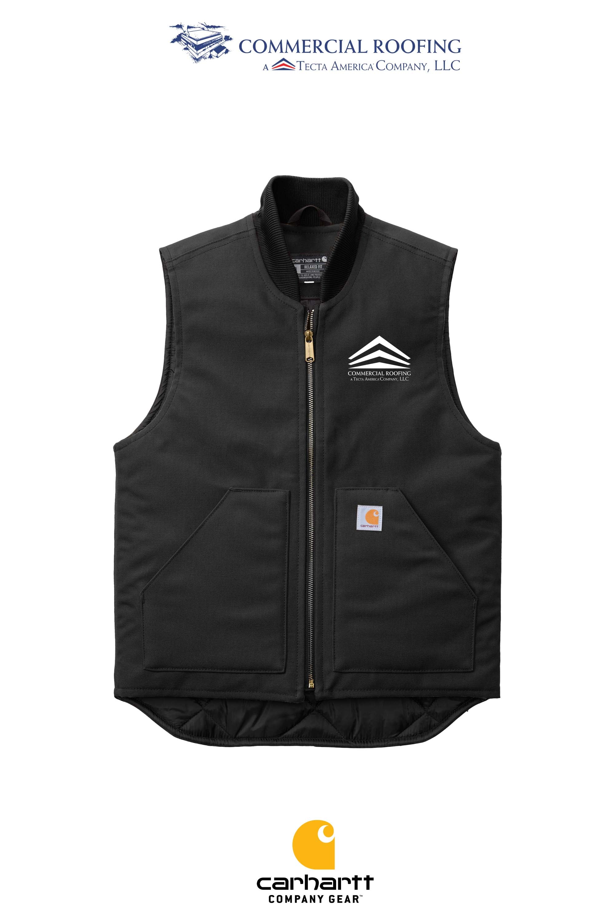 Carhartt® Duck Vest - Commercial Roofing