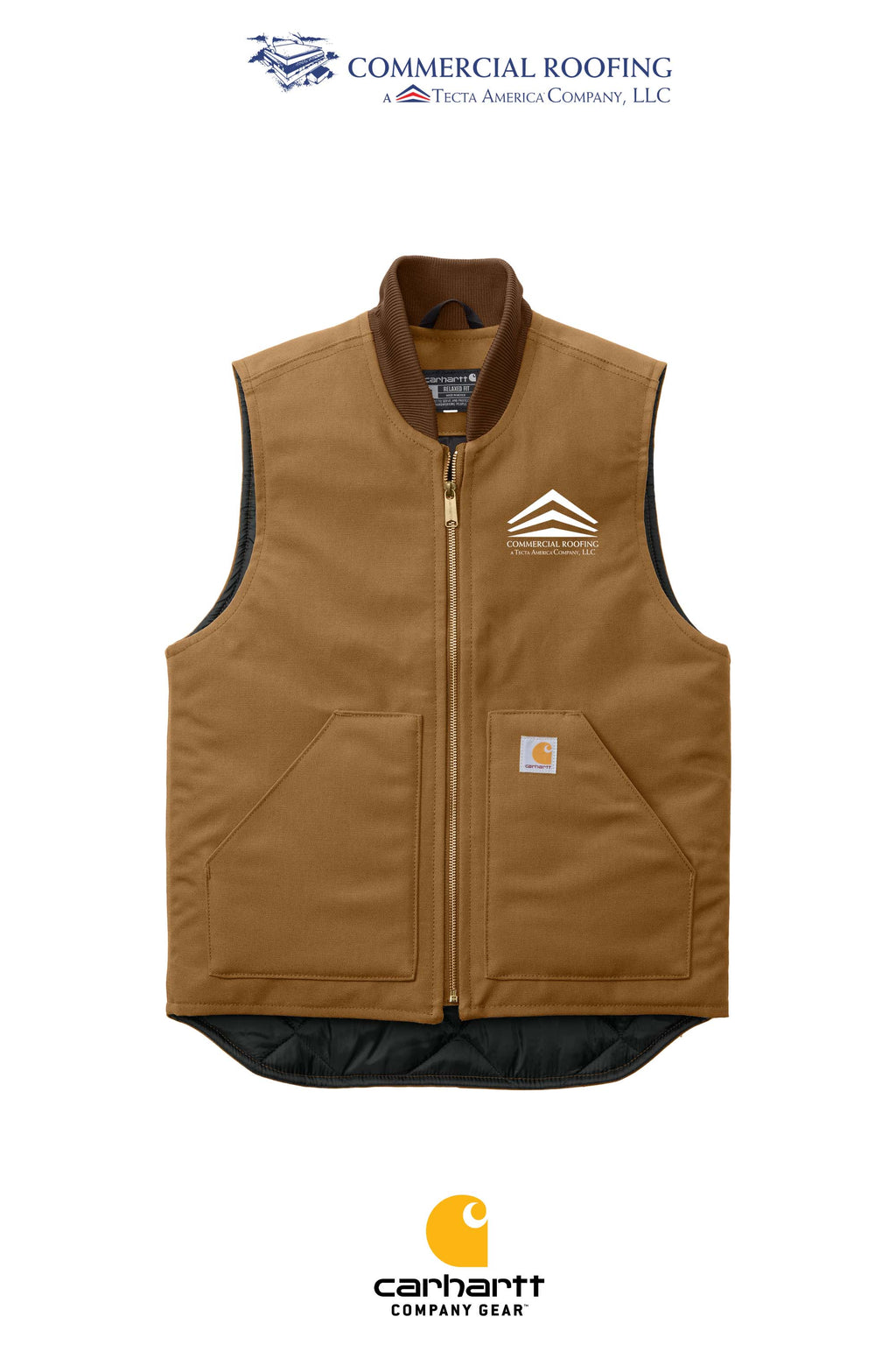 Carhartt® Duck Vest - Commercial Roofing