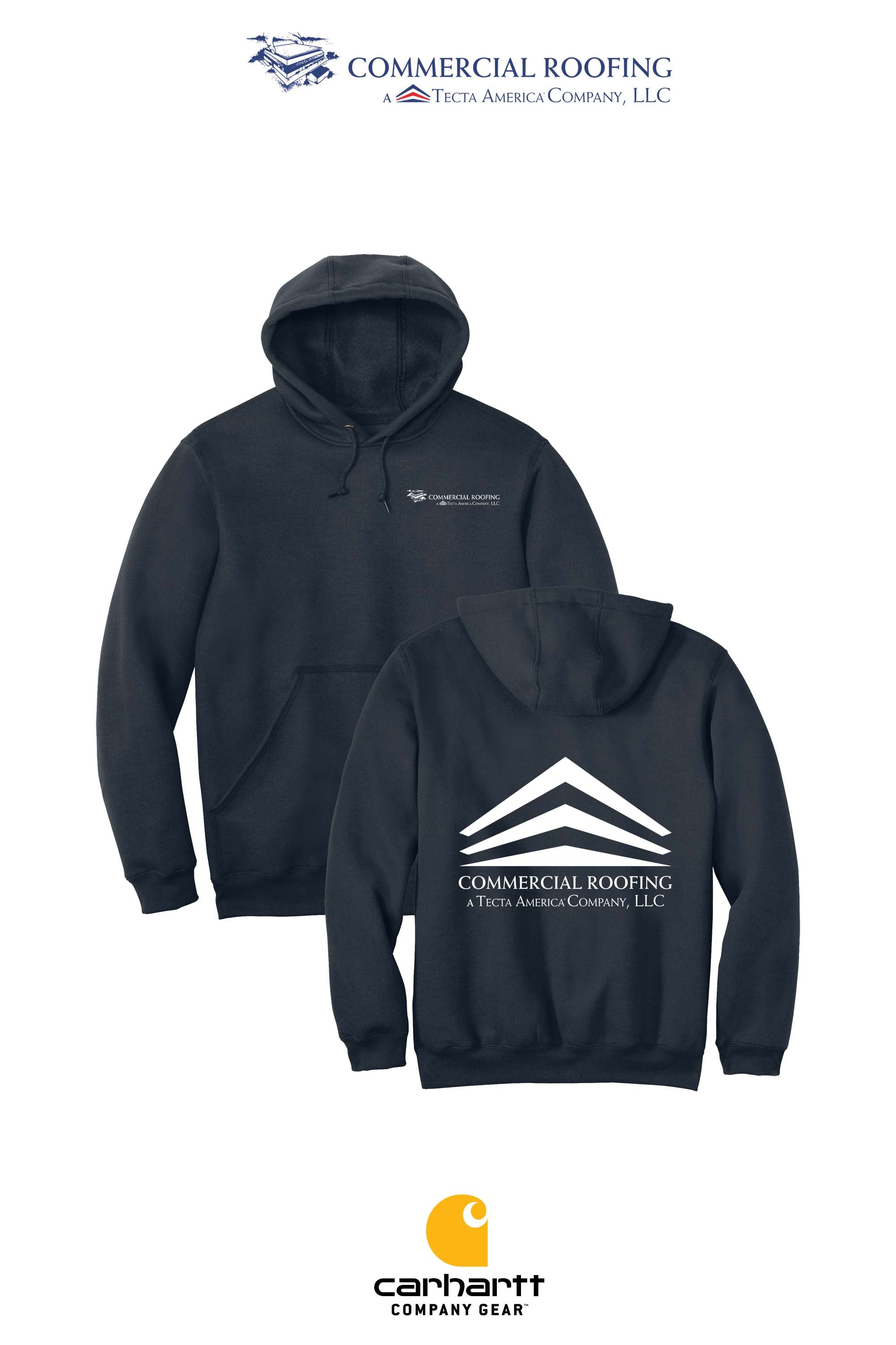 Carhartt® Midweight Hooded Sweatshirt - Commercial Roofing