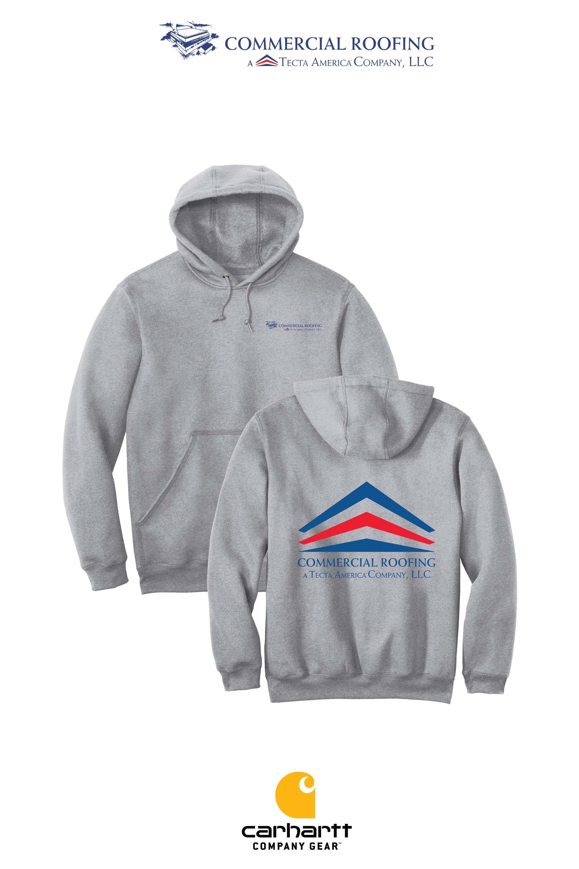 Carhartt® Midweight Hooded Sweatshirt - Commercial Roofing