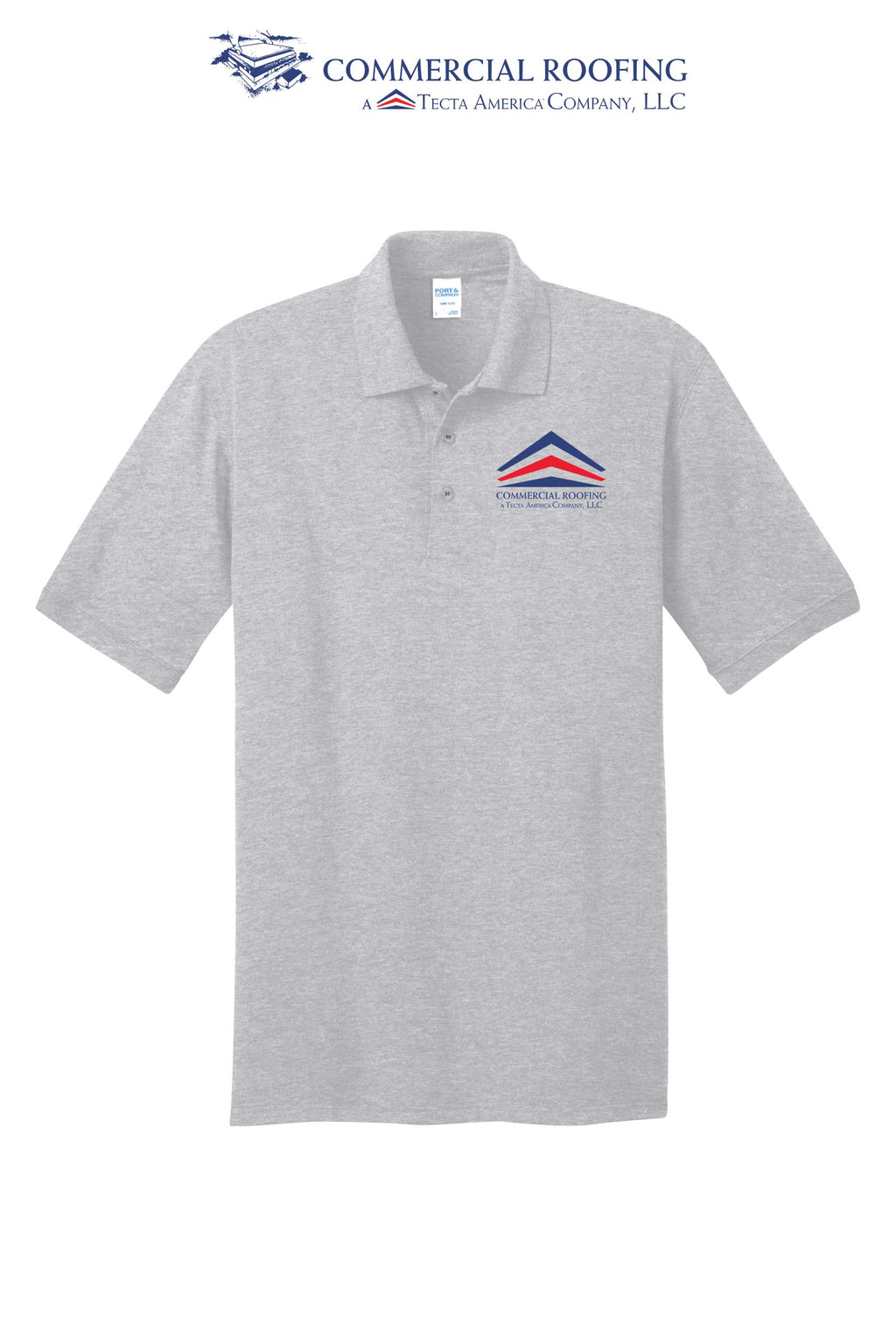 Port & Co™ Core Blend Jersey Knit Polo - Commercial Roofing